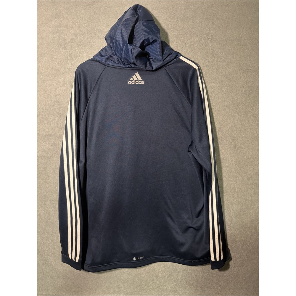 ADIDAS GOLF MEN'S 3-STRIPES COLD.RDY HOODIE NAVY US SIZE: 2XL HS4813 NWT - Picture 6 of 8